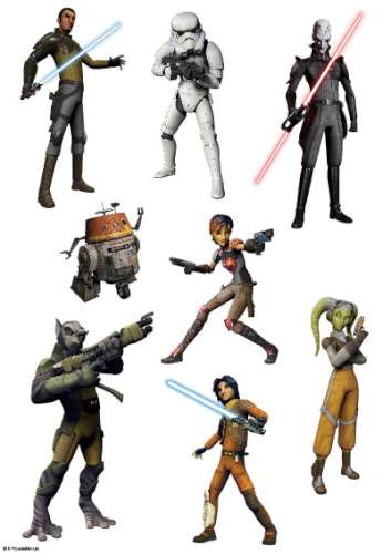 Star Wars Rebels Edible Icing Character Sheet - Click Image to Close